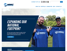 Tablet Screenshot of mmccontractors.com